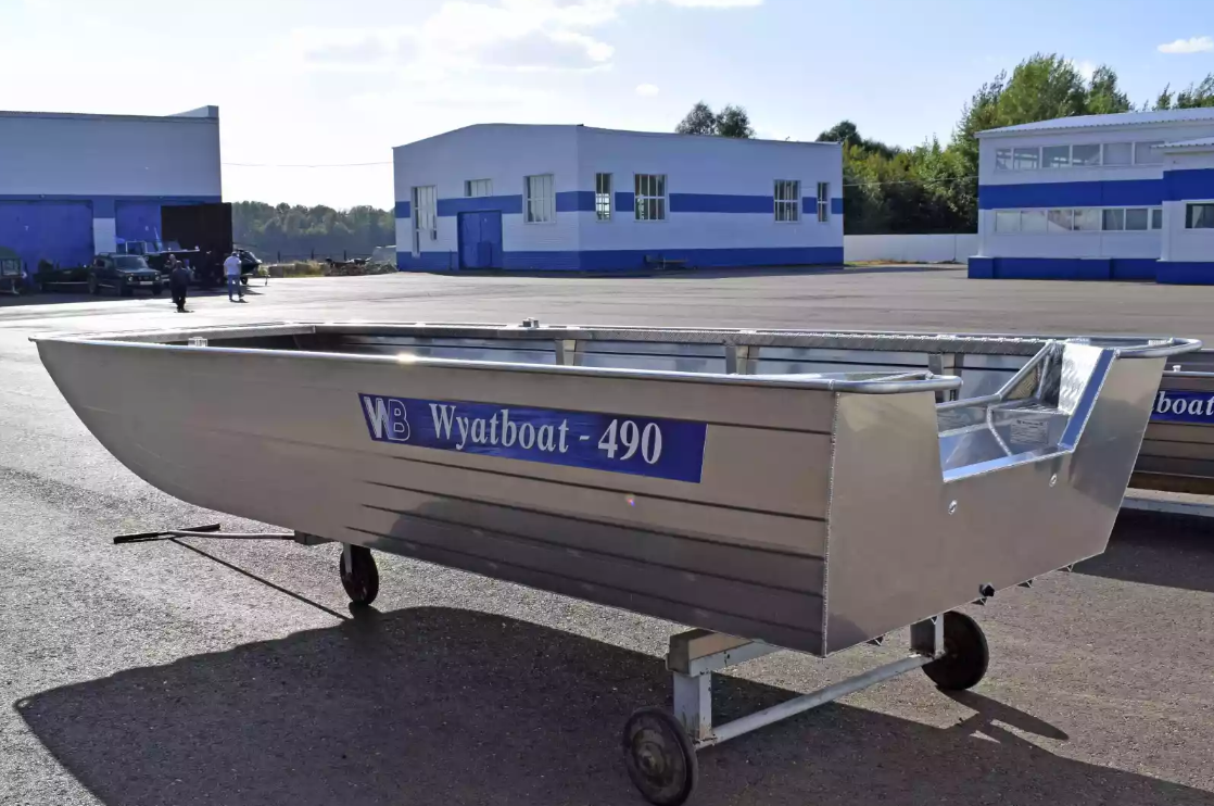 Алюминиевая лодка Wyatboat-490 Jonboat в Красноярске Алюминиевая лодка Wyatboat-490 Jonboat в Красноярске