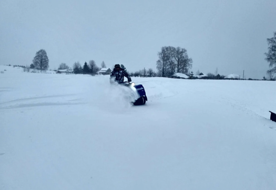 Мотобуксировщик Альбатрос-XLV 9 мини, тележки, 1250 мм в Красноярске