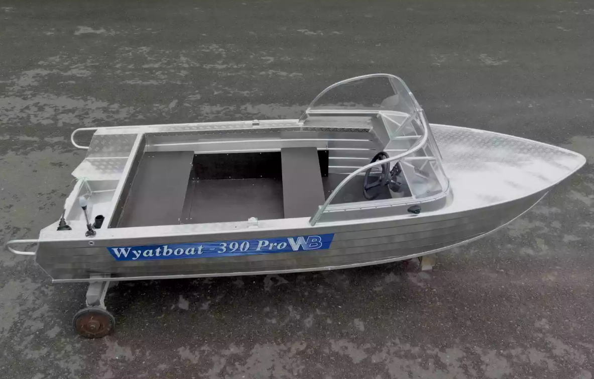 Алюминиевый катер Wyatboat-390 Pro в Красноярске