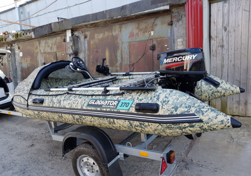 НАДУВНАЯ ЛОДКА GLADIATOR C370AL в Красноярске