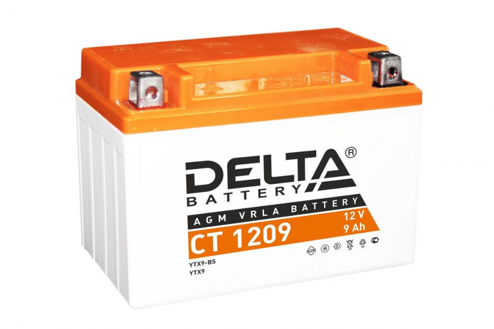 Аккумулятор Delta CT 1209 (12V / 9Ah) в Красноярске Аккумулятор Delta CT 1209 (12V / 9Ah) в Красноярске