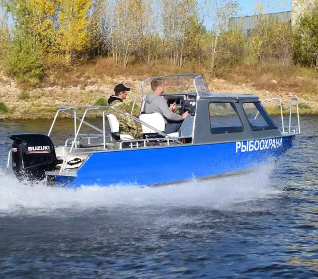 Алюминиевый катер Неман 550 с каютой в Красноярске