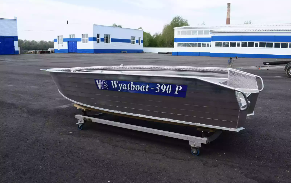 Алюминиевая лодка Wyatboat-390Р Увеличенный борт в Красноярске
