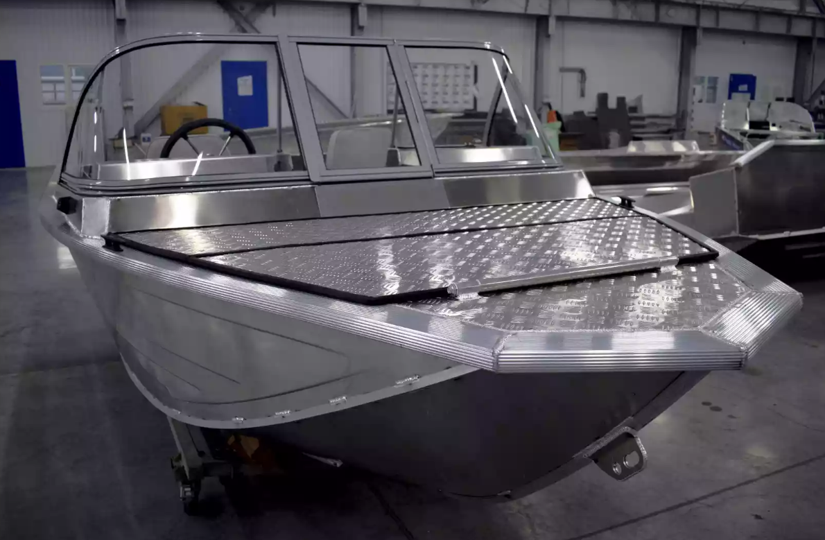 Алюминиевый катер Неман-450 DC NEW без покраски в Красноярске