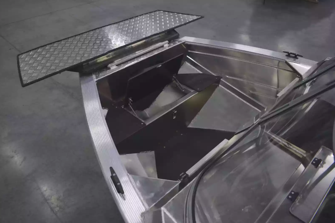 Алюминиевый катер Неман-450 DC NEW без покраски в Красноярске