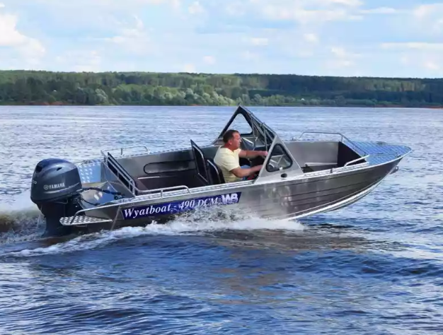 Алюминиевый катер Wyatboat-490 DCM Pro в Красноярске
