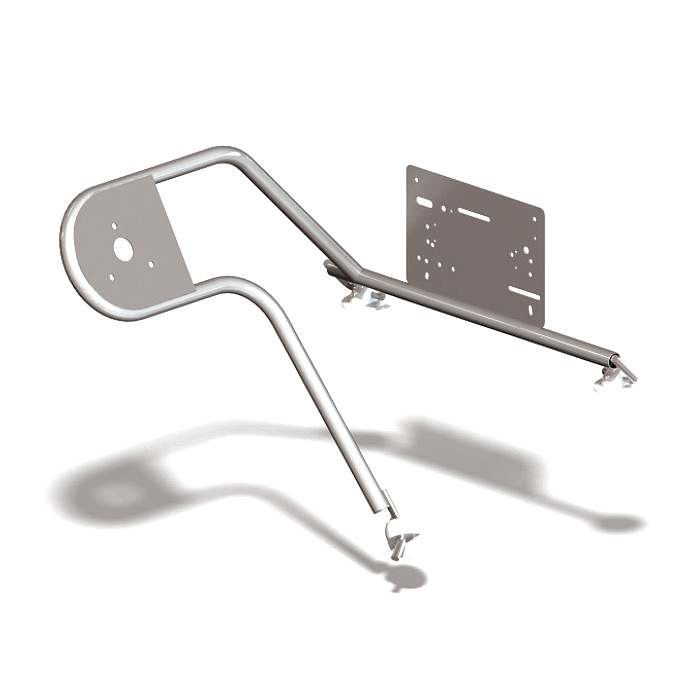 Стойка рулевая с креплением на баллон надувной лодки 25мм в Красноярске Стойка рулевая с креплением на баллон надувной лодки 25мм в Красноярске