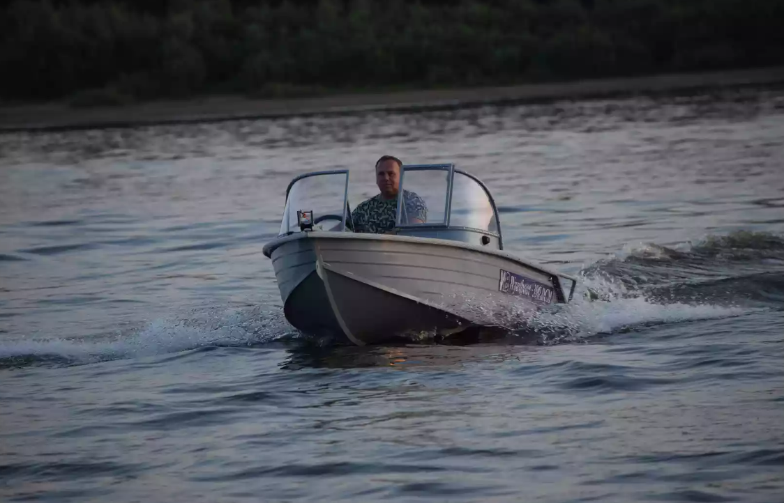 Алюминиевая лодка Wyatboat-390 DCM в Красноярске