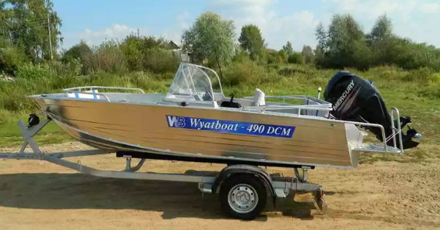 Алюминиевый катер Wyatboat-490 DCM в Красноярске Алюминиевый катер Wyatboat-490 DCM в Красноярске
