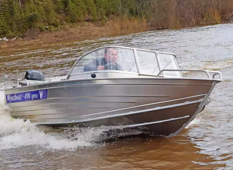 Алюминиевый катер Wyatboat-460 T Pro в Красноярске Алюминиевый катер Wyatboat-460 T Pro в Красноярске
