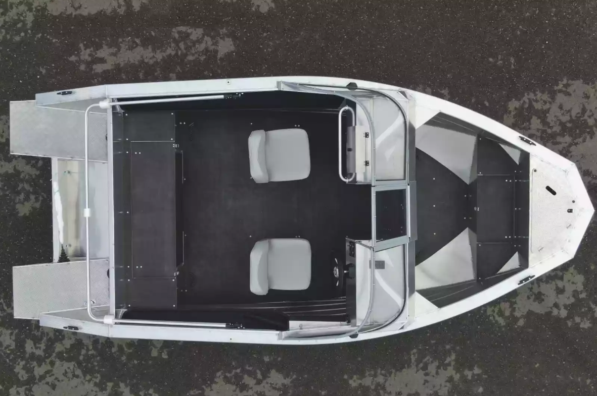 Алюминиевый катер Неман-450 DC NEW без покраски в Красноярске