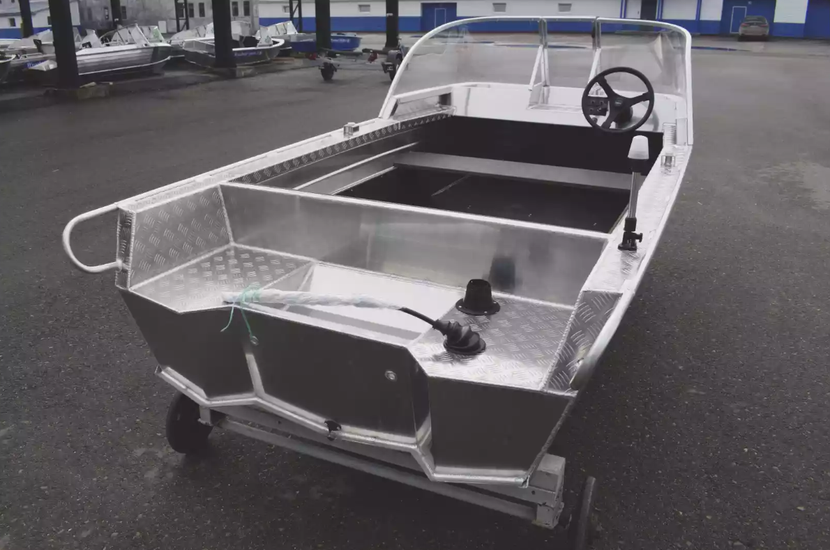 Алюминиевый катер Wyatboat-390 Pro в Красноярске