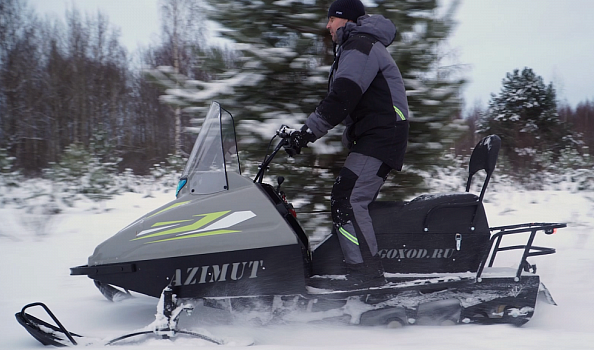 Миниснегоход Бурлак Азимут 20 л.с. , эл.запуск, реверс, тормоз гидравл, капот серый в Красноярске Миниснегоход Бурлак Азимут 20 л.с. , эл.запуск, реверс, тормоз гидравл, капот серый в Красноярске