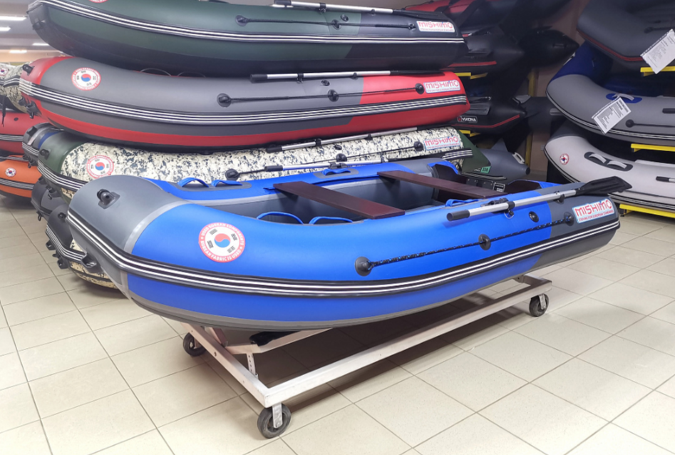 КОМПЛЕКТ Лодка MISHIMO PRO 350 + ЛОДОЧНЫЙ МОТОР MARLIN MP 9.9 (20) AMHS PRO в Красноярске