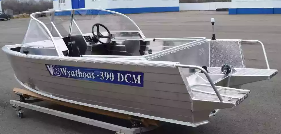 Алюминиевая лодка Wyatboat-390 DCM Увеличенный борт в Красноярске
