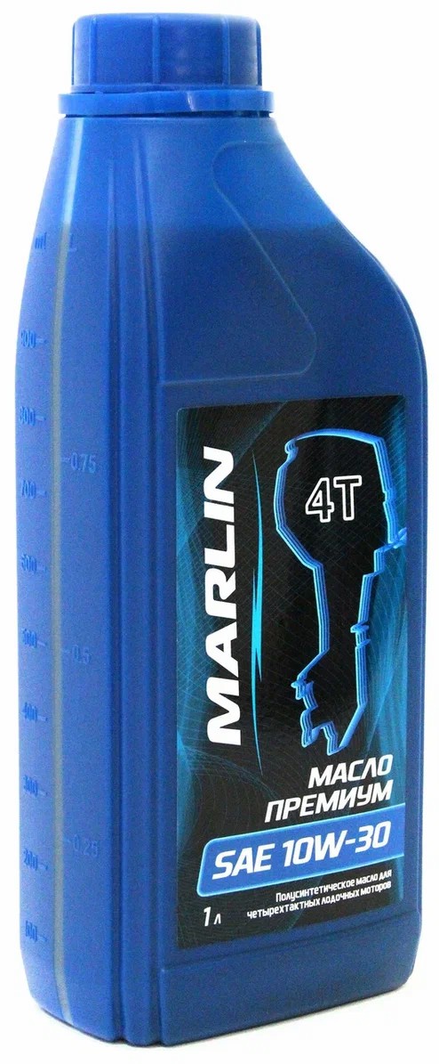 МАСЛО MARLIN ПРЕМИУМ 4Т, SAE 10W-30 (1 ЛИТР)/ПОЛУСИНТ. в Красноярске МАСЛО MARLIN ПРЕМИУМ 4Т, SAE 10W-30 (1 ЛИТР)/ПОЛУСИНТ. в Красноярске