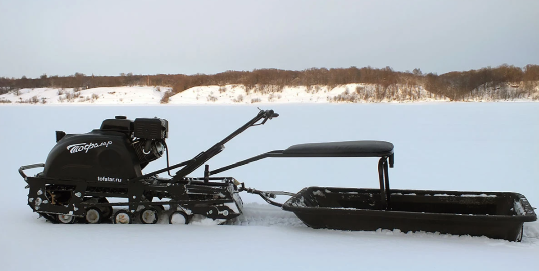 Мотобуксировщик Тофалар 500 с модулем Тягач в Красноярске Мотобуксировщик Тофалар 500 с модулем Тягач в Красноярске