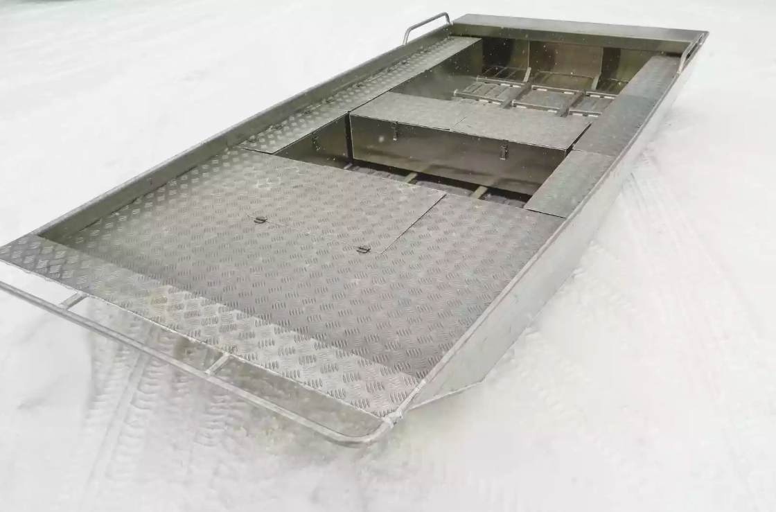 Алюминиевая лодка Wyatboat-390 Jonboat в Красноярске Алюминиевая лодка Wyatboat-390 Jonboat в Красноярске