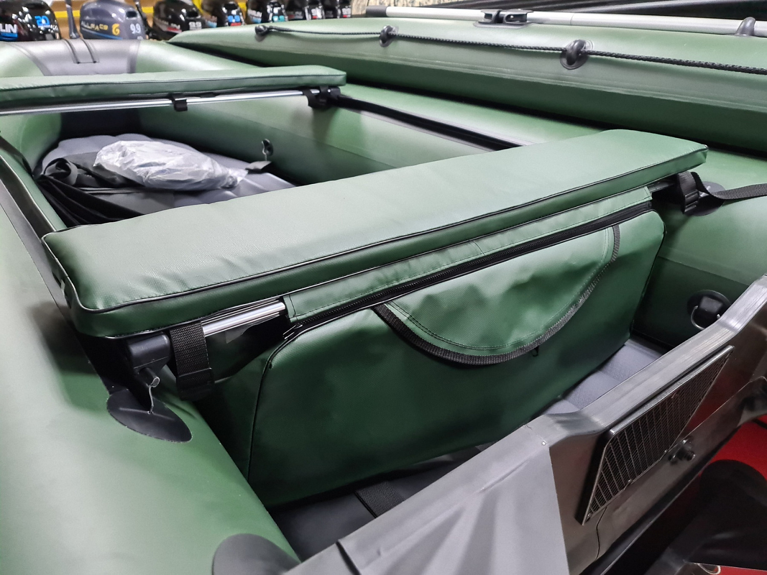 КОМПЛЕКТ МЯГКИХ НАКЛАДОК С СУМКОЙ ДЛЯ ЛОДОК 90Х20 ЗЕЛЕНЫЙ в Красноярске КОМПЛЕКТ МЯГКИХ НАКЛАДОК С СУМКОЙ ДЛЯ ЛОДОК 90Х20 ЗЕЛЕНЫЙ в Красноярске