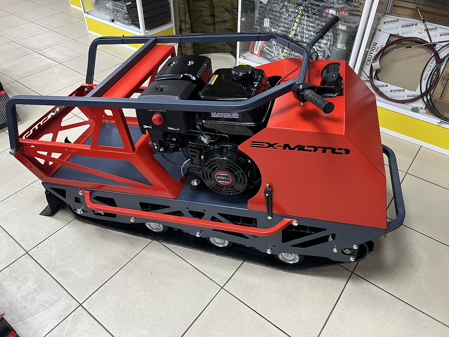 Мотобуксировщик EX-MOTO SNOWDOG S500 15л.с в Красноярске