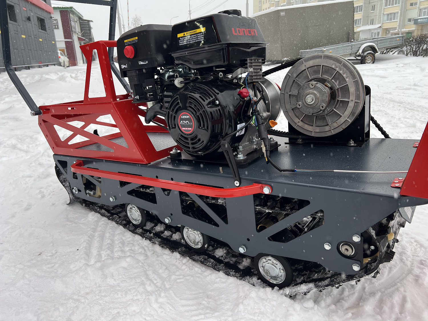 Мотобуксировщик EX-MOTO SNOWDOG S500 15л.с в Красноярске