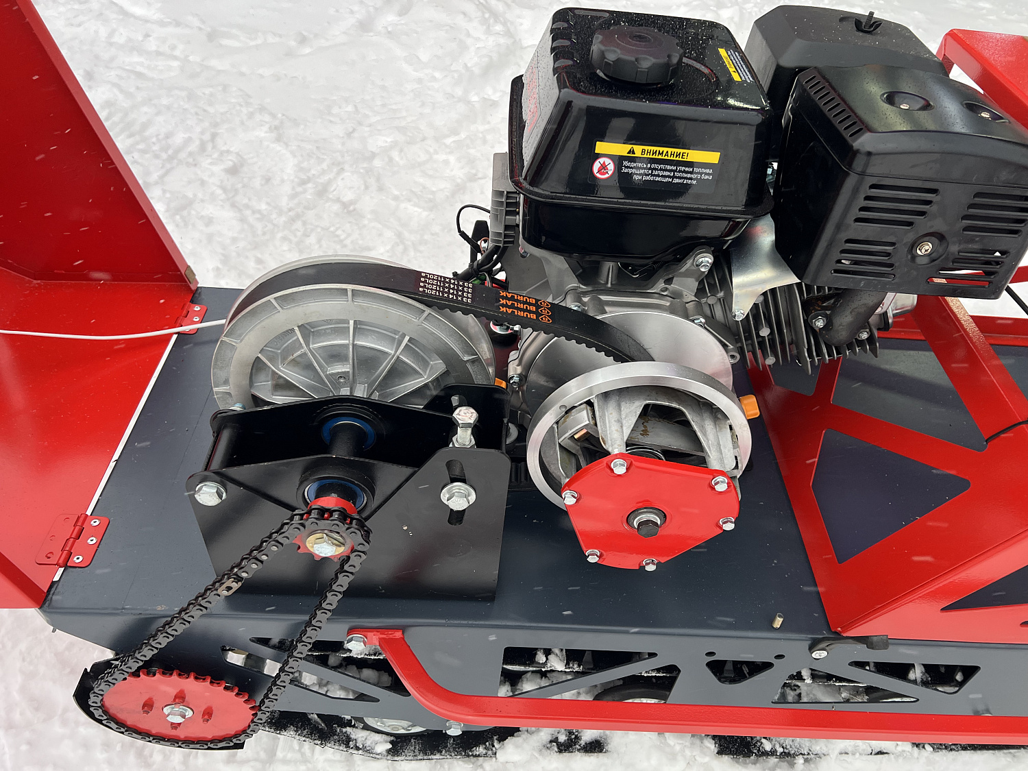 Мотобуксировщик EX-MOTO SNOWDOG S500 15л.с в Красноярске